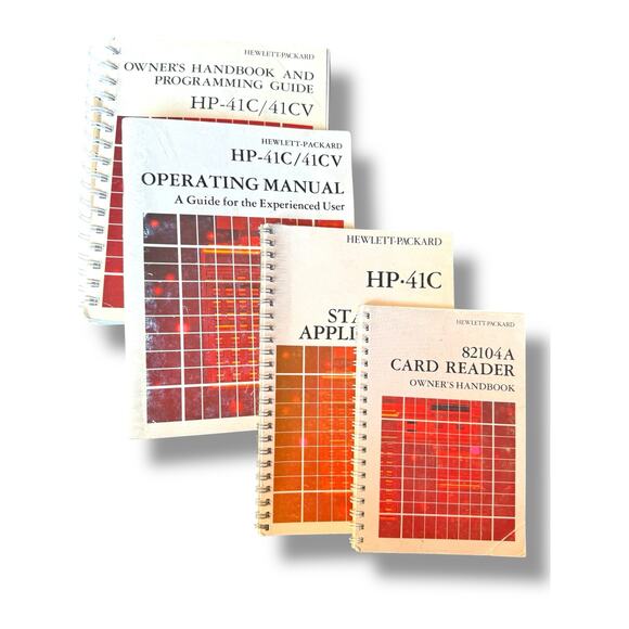 Vintage Hewlett-Packard HP-41CV Lot: Calculator, Accessories - Picture 6 of 6